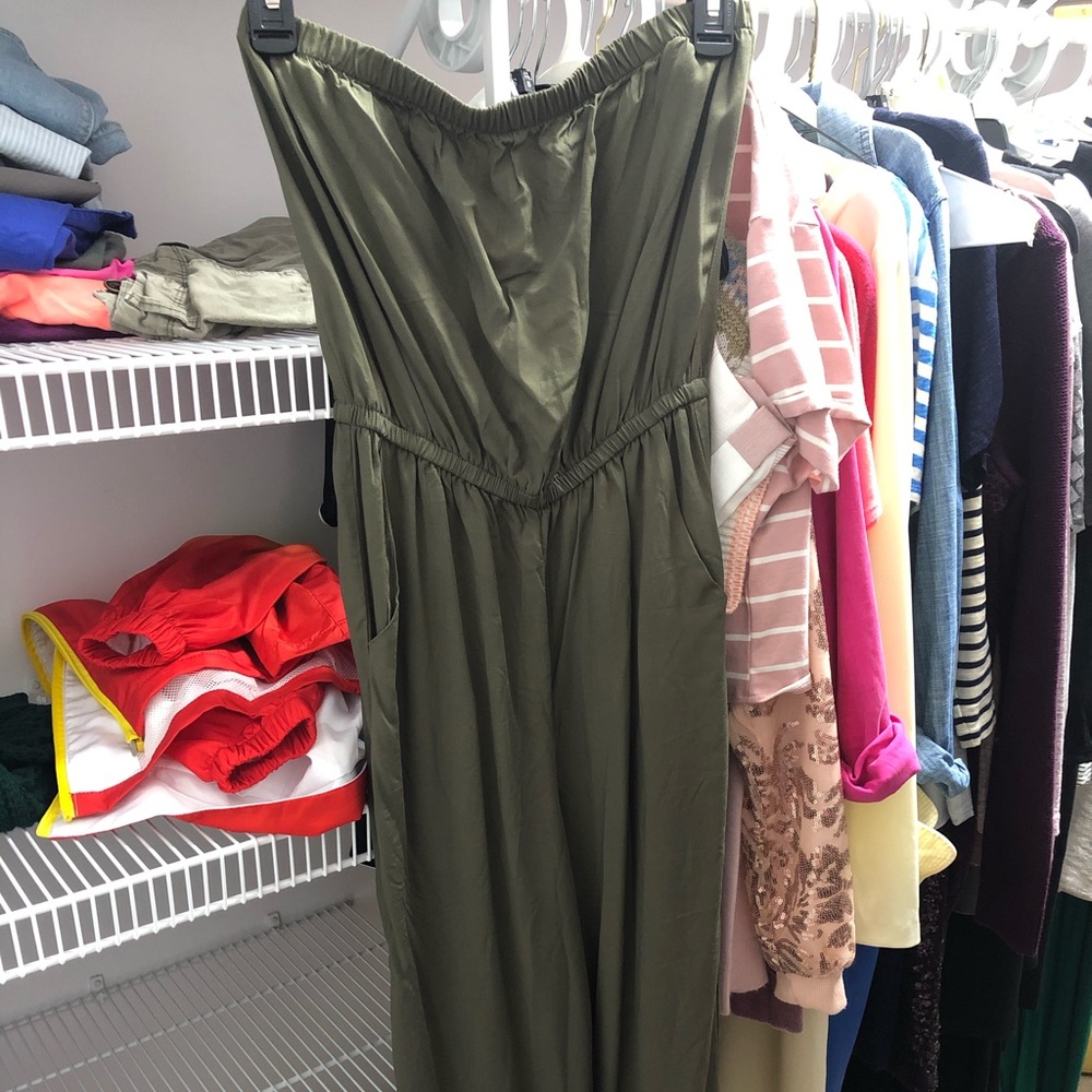 Olive green jumpsuit